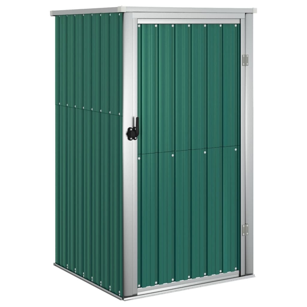 Tuinschuur gegalvaniseerd staal groen 88x89x161cm -40%!