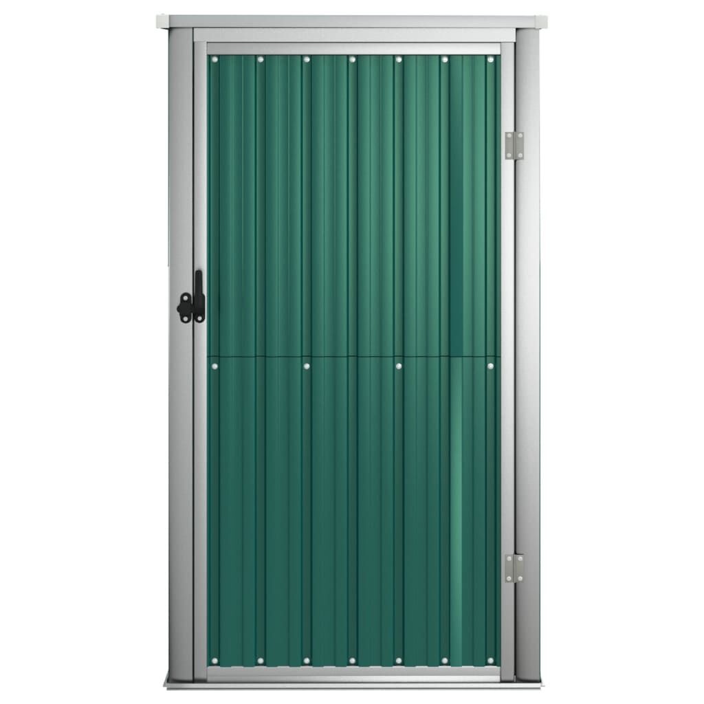 Tuinschuur gegalvaniseerd staal groen 88x89x161cm -40%!