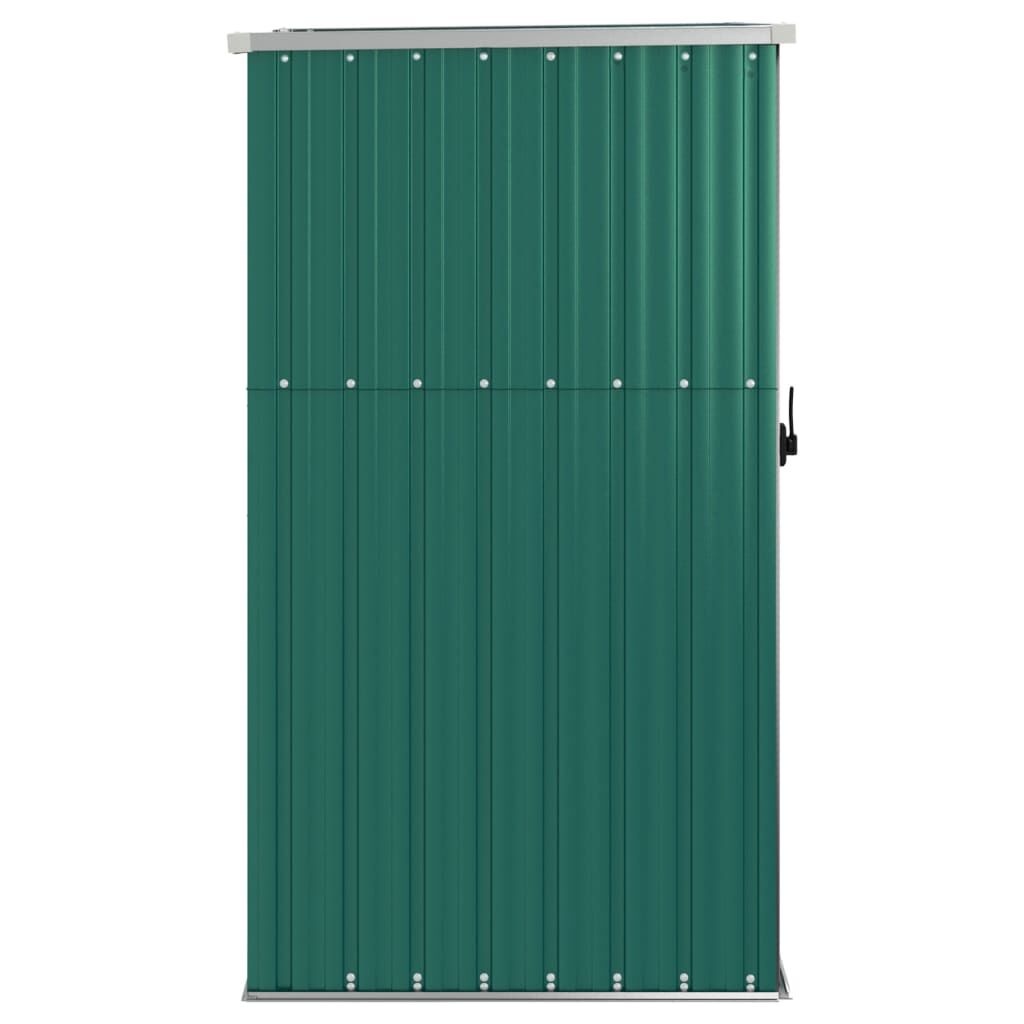 Tuinschuur gegalvaniseerd staal groen 88x89x161cm -40%!