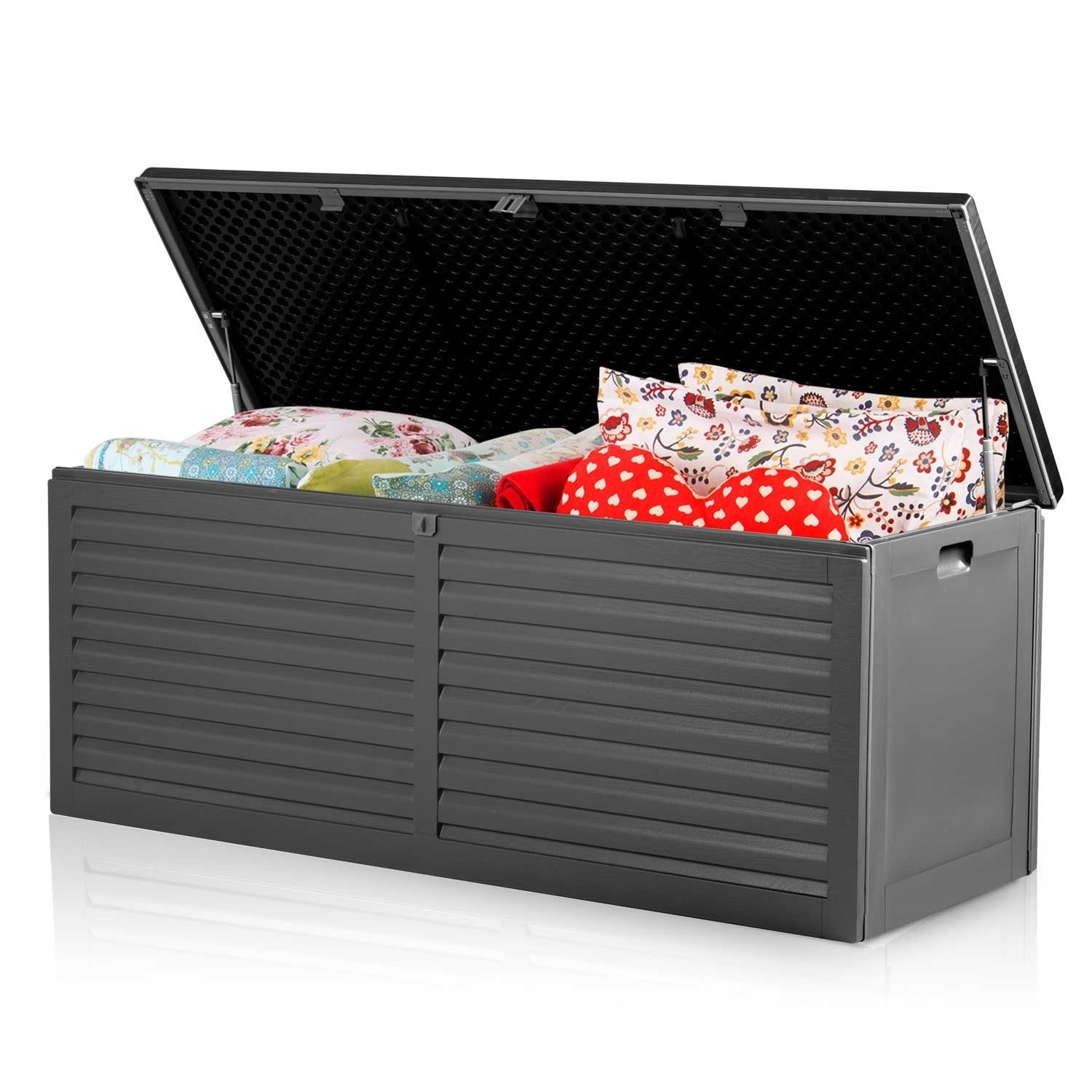 Kussenbox Tuin 390L Zwart - 55% Korting! (Lichte Schade)