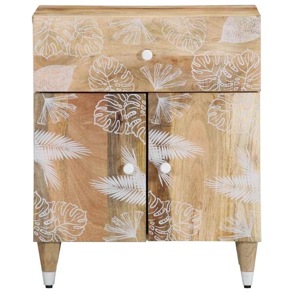 vidaXL Nachtkastje Mango - 50x33x60cm - 40% Korting!