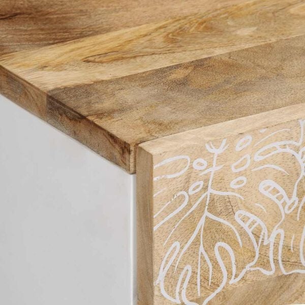 vidaXL Nachtkastje Mango - 50x33x60cm - 40% Korting!