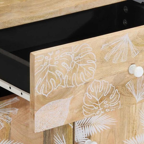 vidaXL Nachtkastje Mango - 50x33x60cm - 40% Korting!