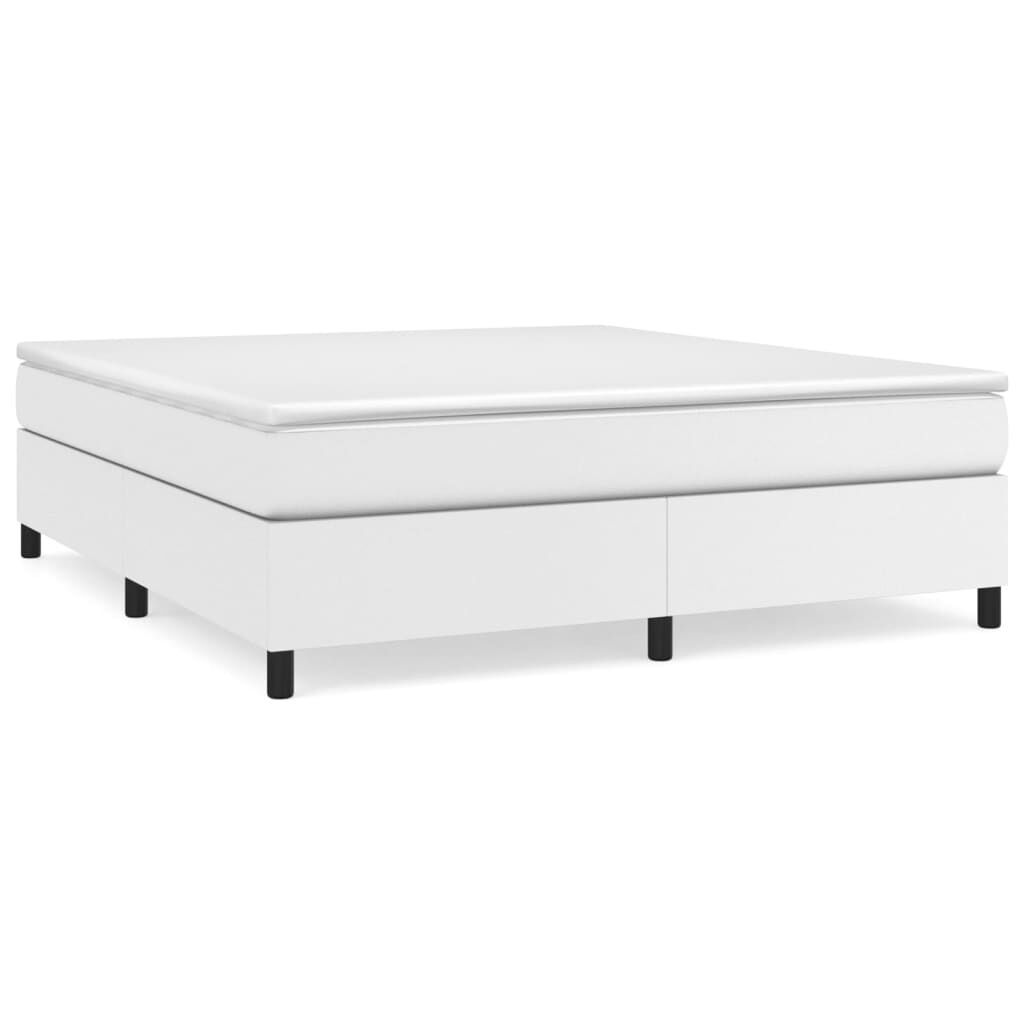 vidaXL Bedframe Wit Kunstleer 180x200 - 55% Korting!