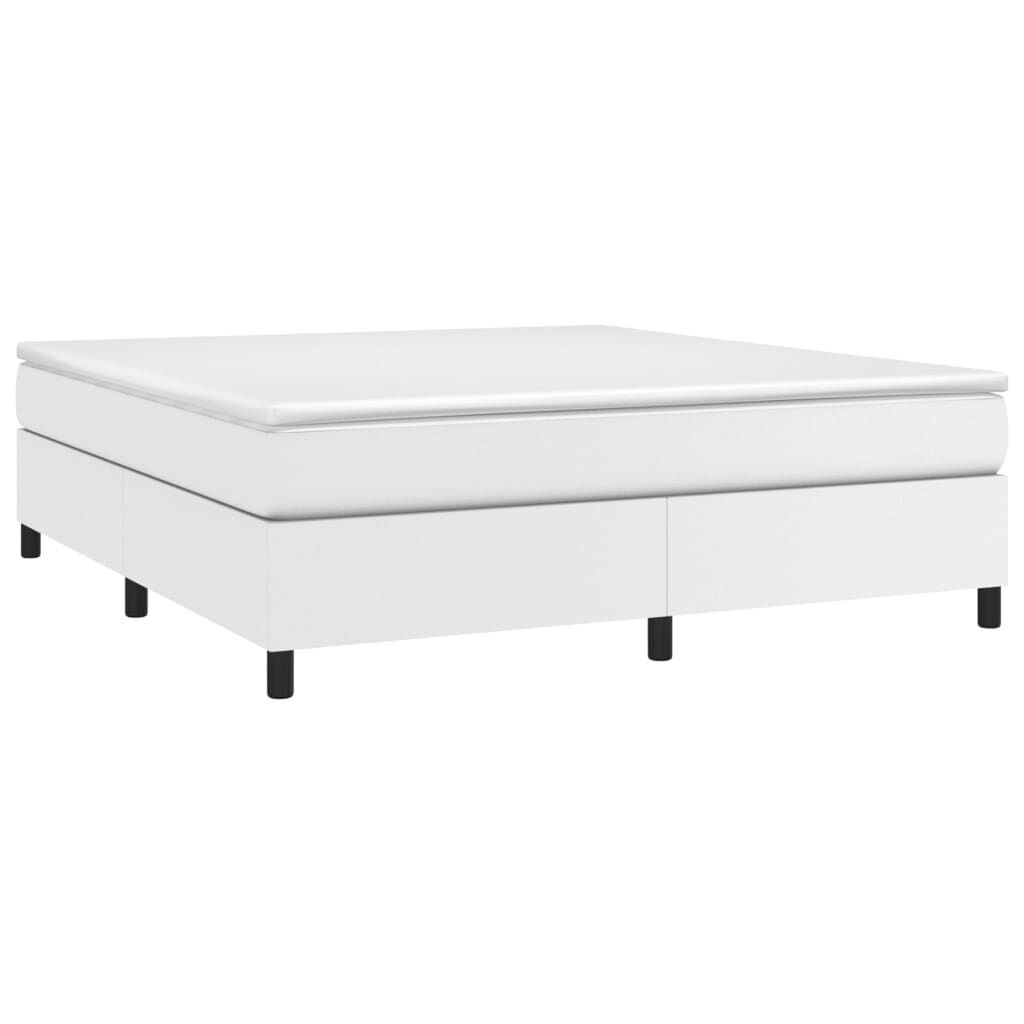 vidaXL Bedframe Wit Kunstleer 180x200 - 55% Korting!