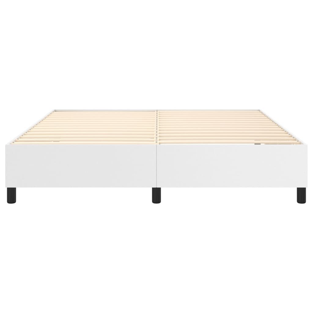 vidaXL Bedframe Wit Kunstleer 180x200 - 55% Korting!