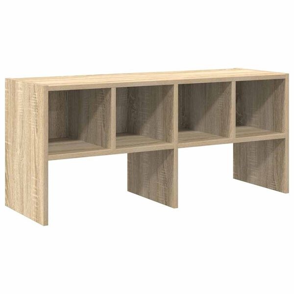 vidaXL Schoenenrek Sonoma Eiken - Stapelbaar - 40% Korting!