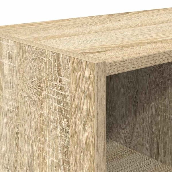 vidaXL Schoenenrek Sonoma Eiken - Stapelbaar - 40% Korting!