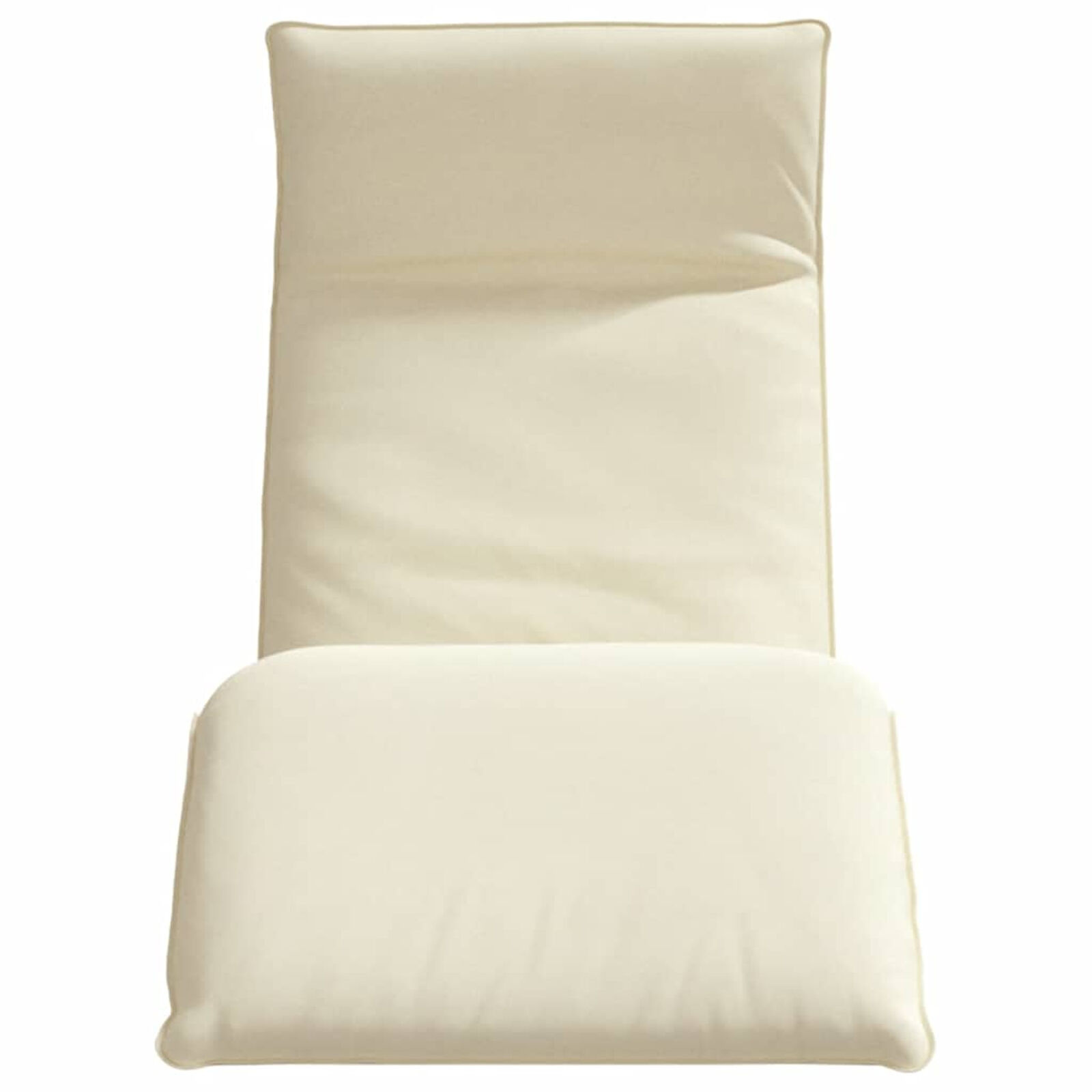 Ligstoel Crème Oxford - Inklapbaar - 40% Korting!