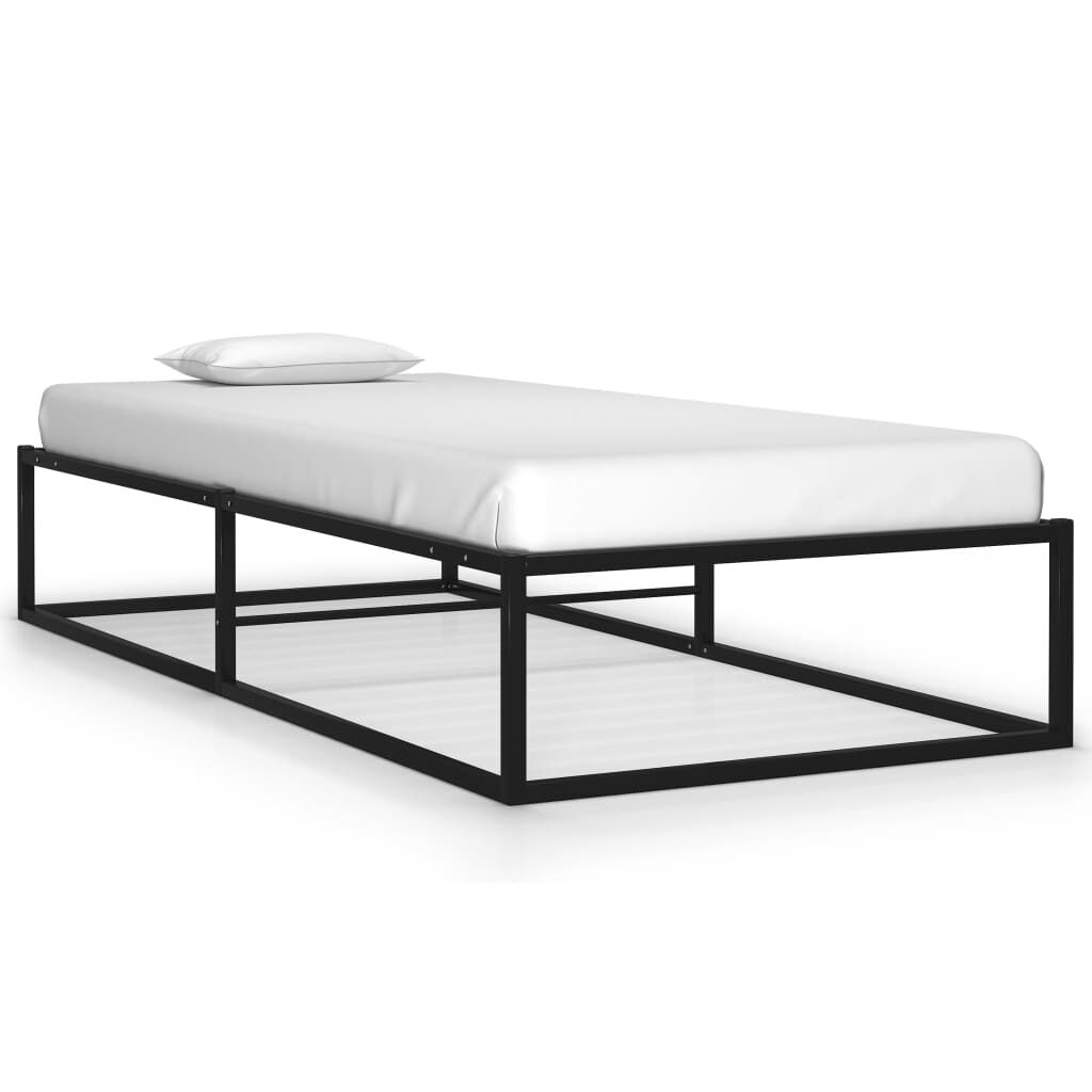 VidaXL Bedframe 90x200 Zwart Metaal -35% Korting!