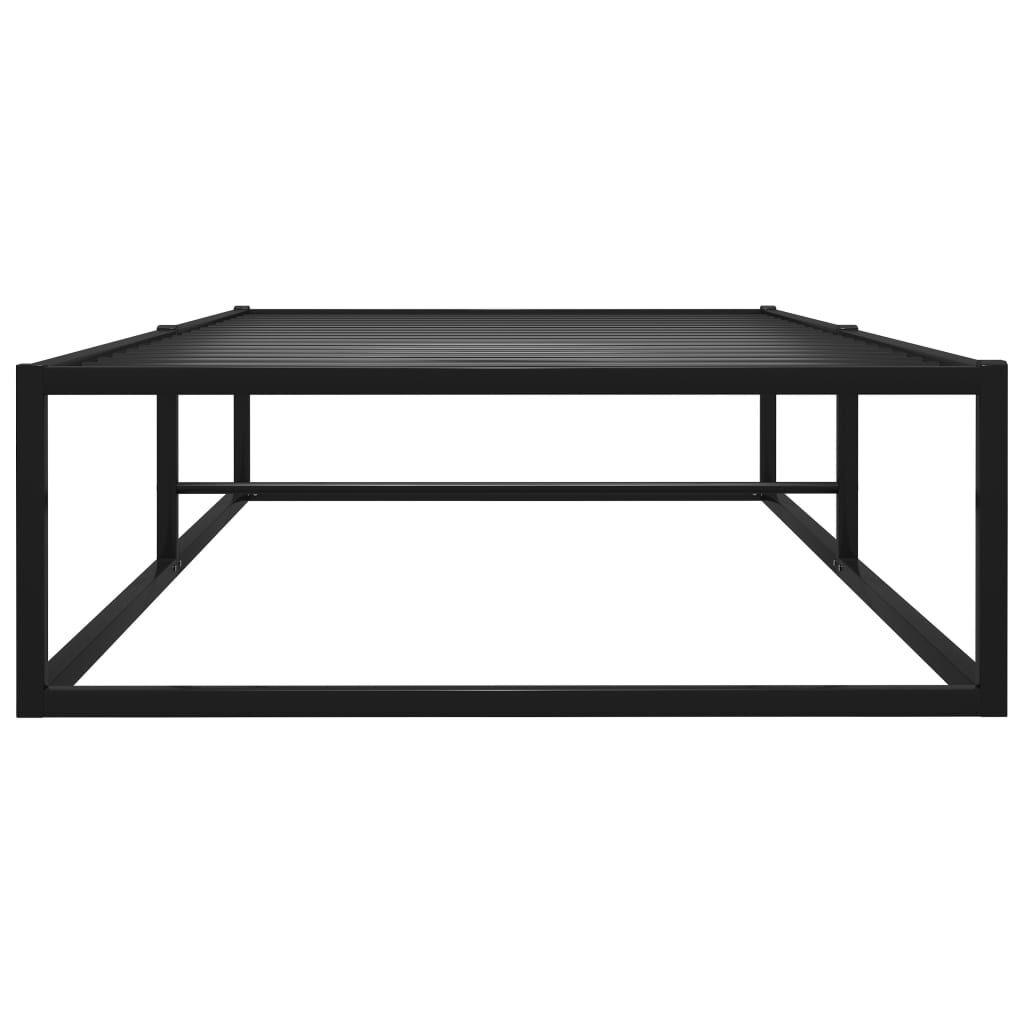 VidaXL Bedframe 90x200 Zwart Metaal -35% Korting!