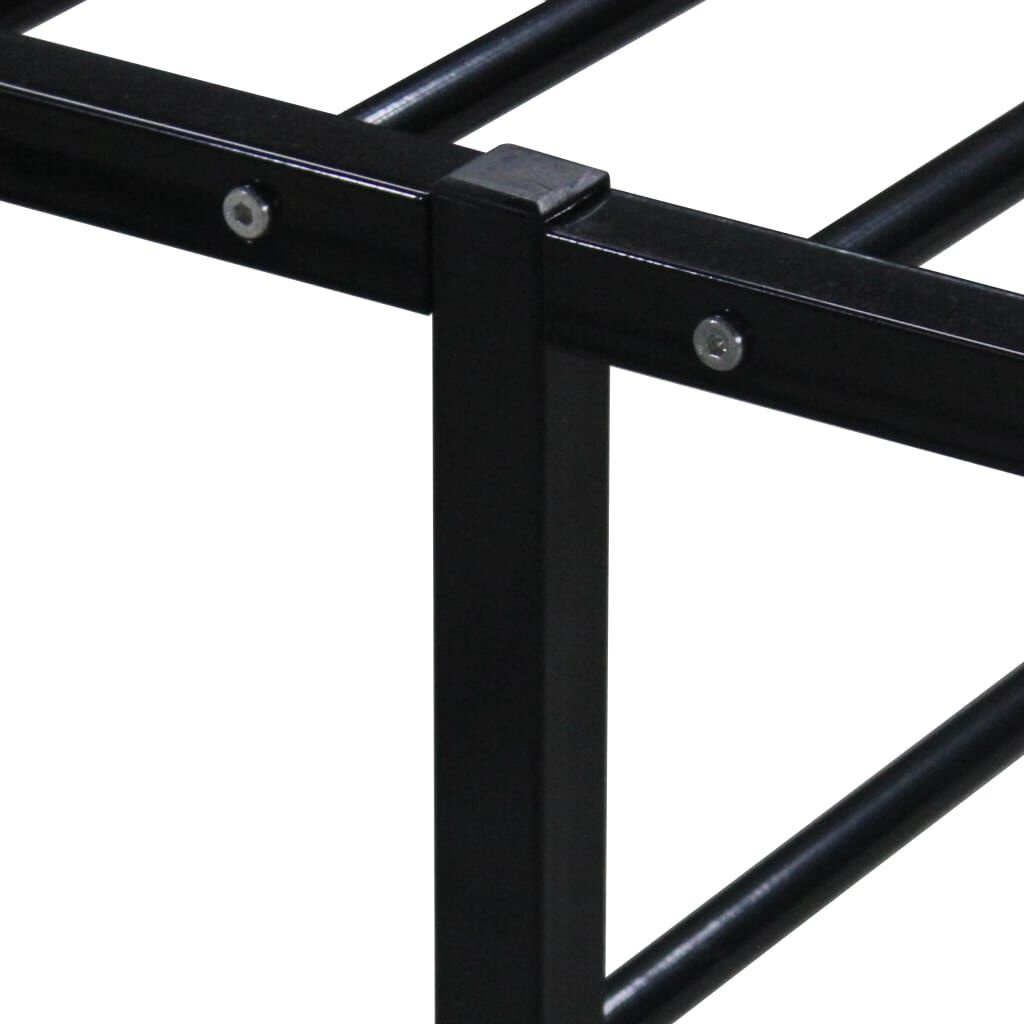 VidaXL Bedframe 90x200 Zwart Metaal -35% Korting!