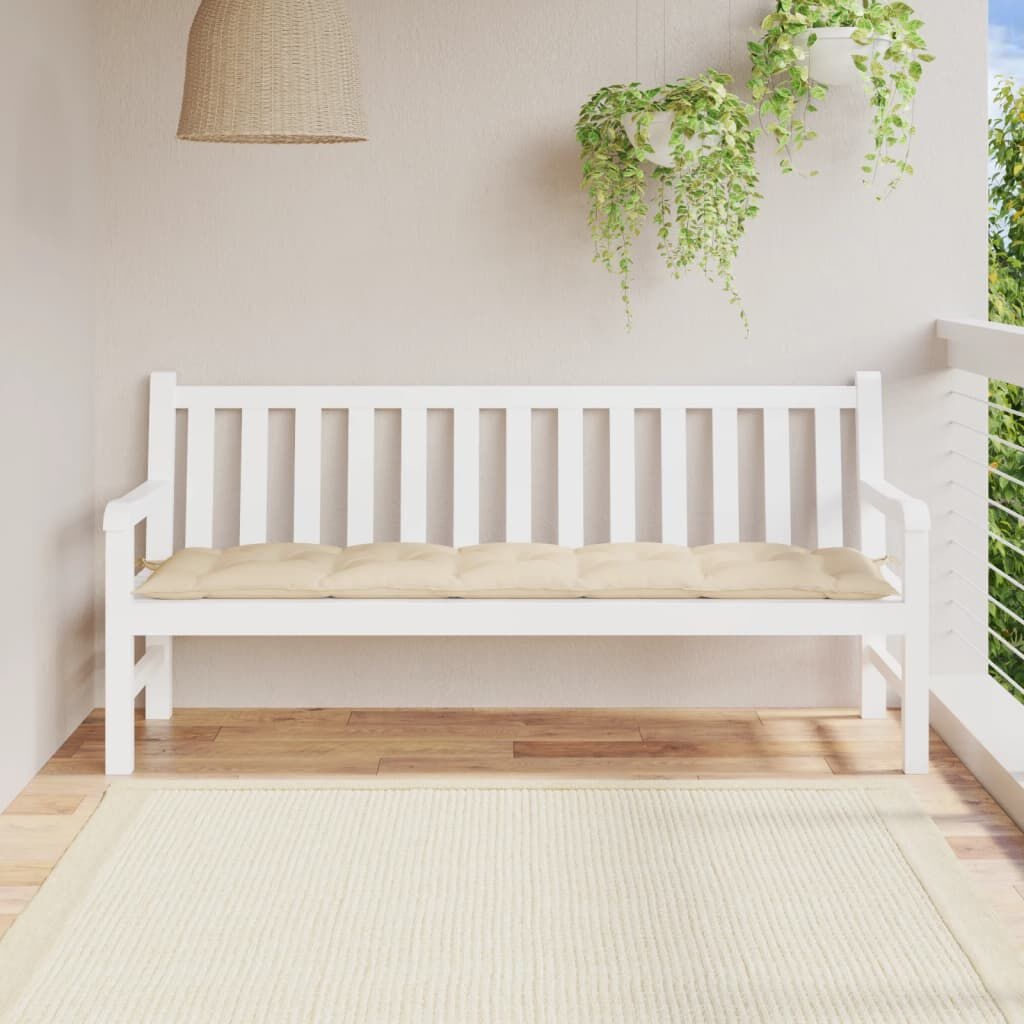 Tuinbankkussen Beige 180cm - 55% Korting! (Lichte Schade)