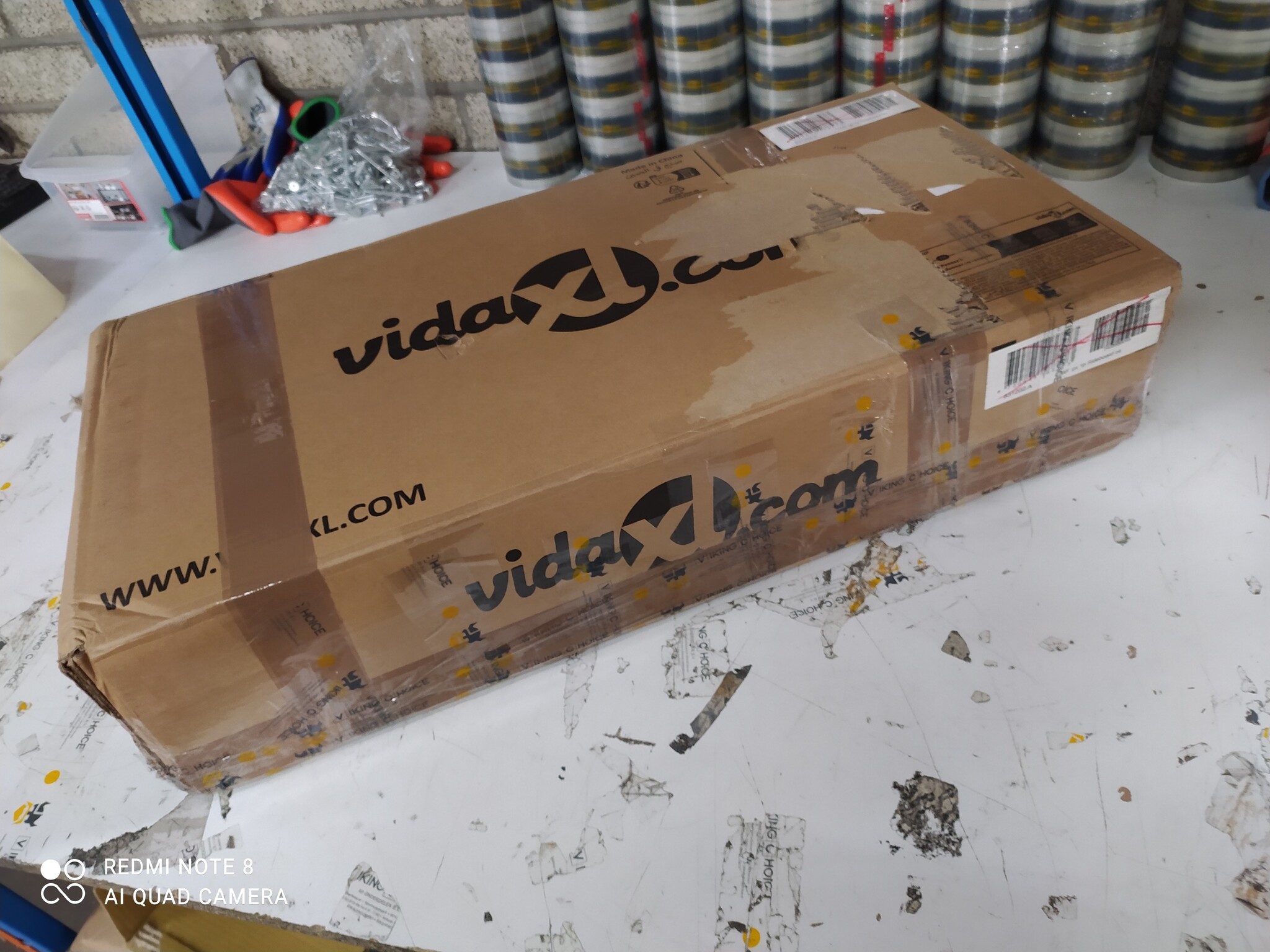 vidaXL Dressoirs (2 st) Grijs/Eiken - 40% Korting!