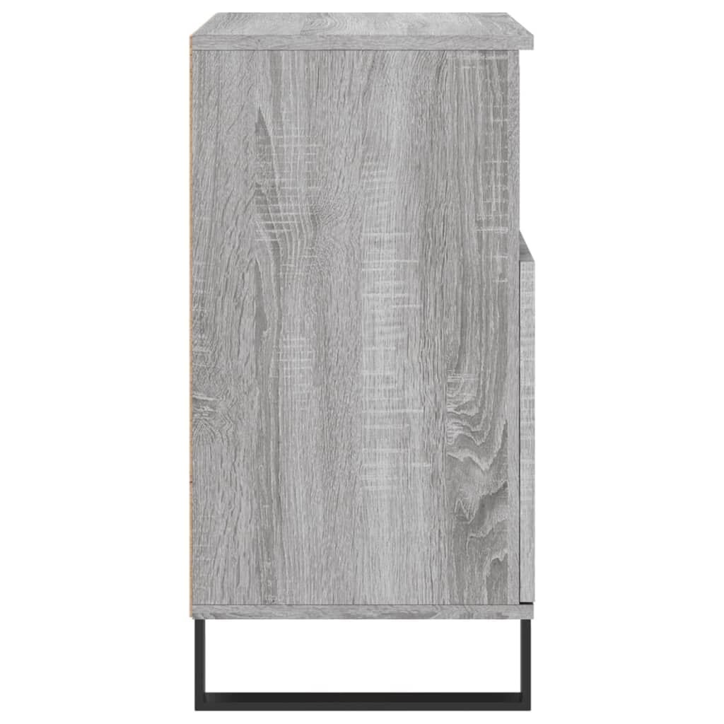 vidaXL Dressoirs (2 st) Grijs/Eiken - 40% Korting!