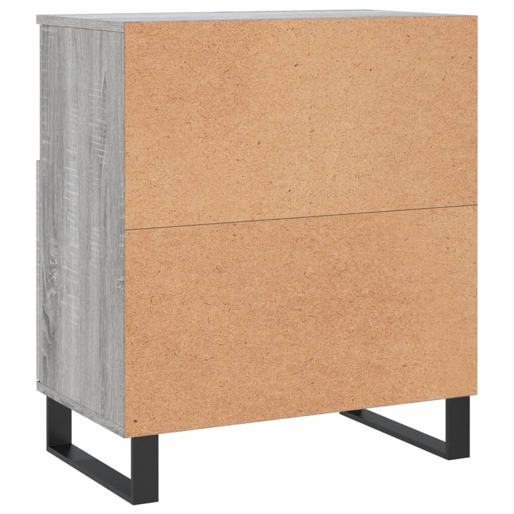 vidaXL Dressoirs (2 st) Grijs/Eiken - 40% Korting!