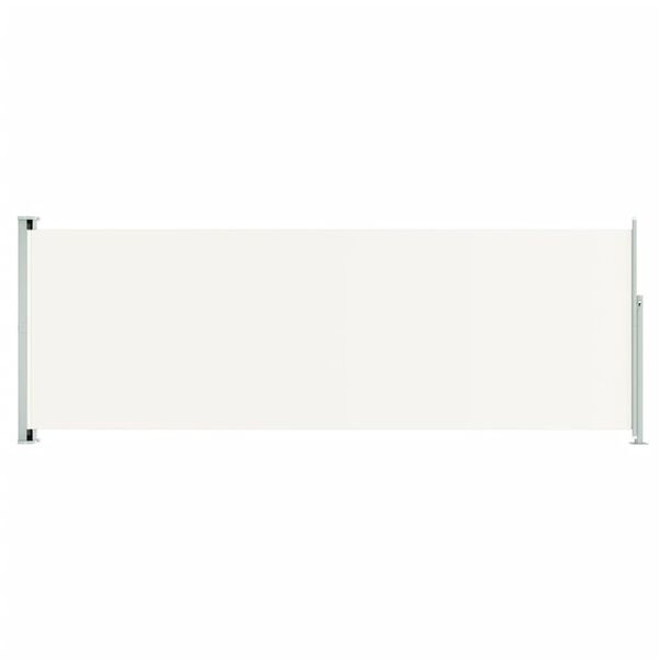 vidaXL Uittrekbaar Tuinscherm 220x600cm Crème - 35% Korting!