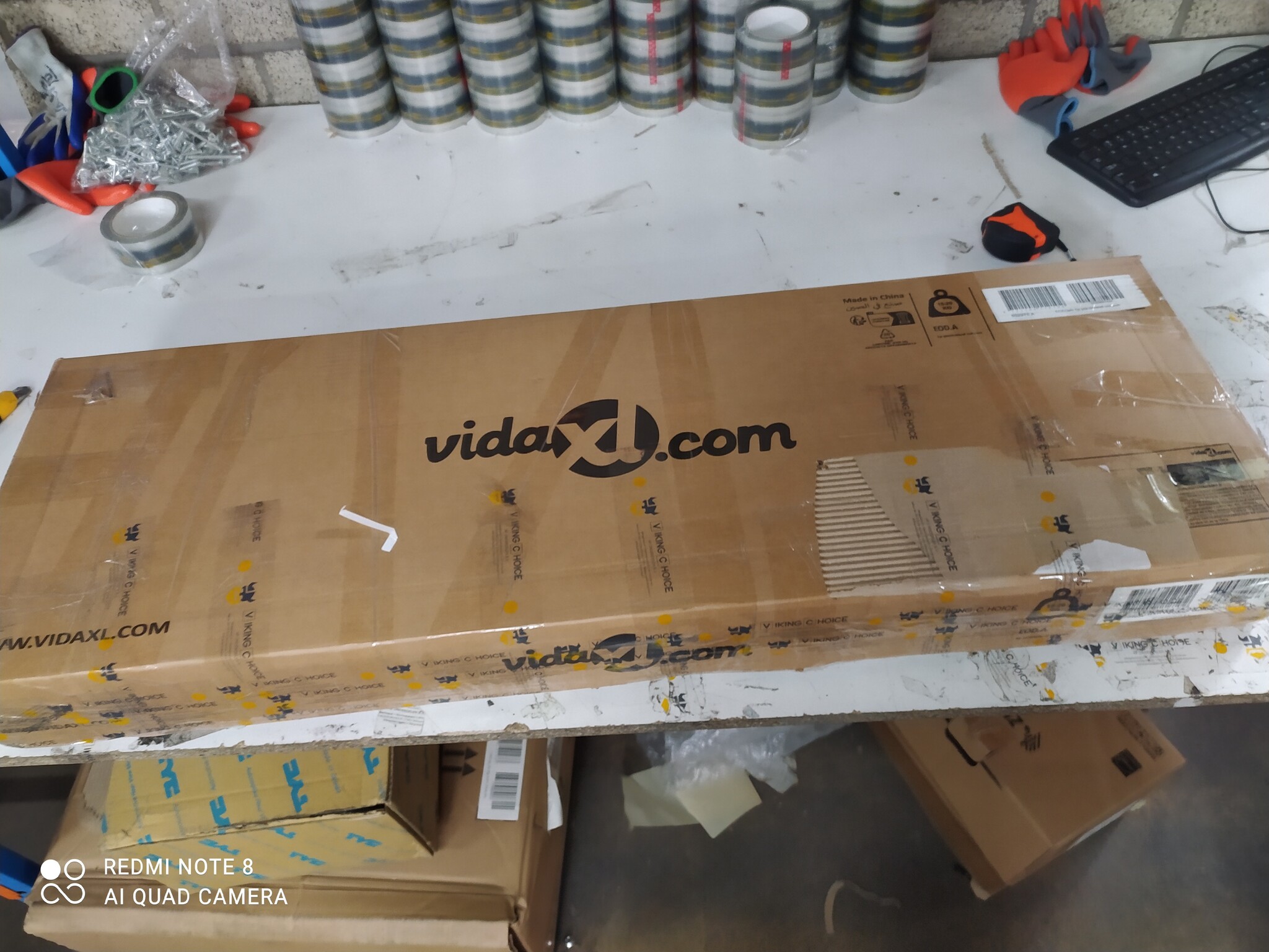 vidaXL Plantenstandaard Wit 33x33x100cm - 55% Korting!