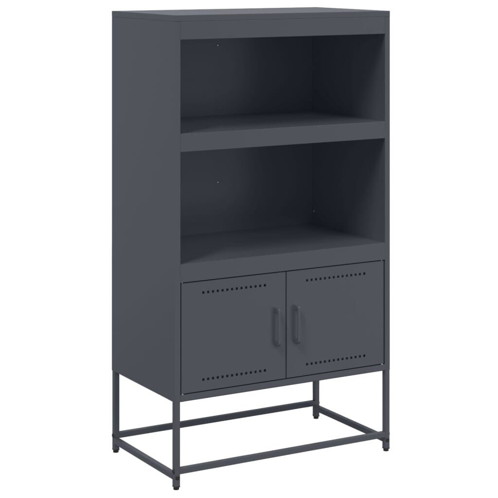 VidaXL Hoge Kast Antraciet - 68,5cm - 40% Korting!