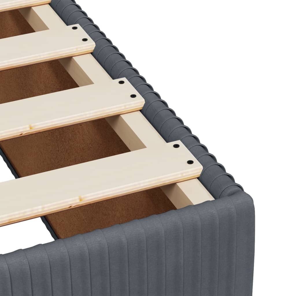 VidaXL Fluwelen Bedframe 120x190 Donkergrijs - 40% Korting!