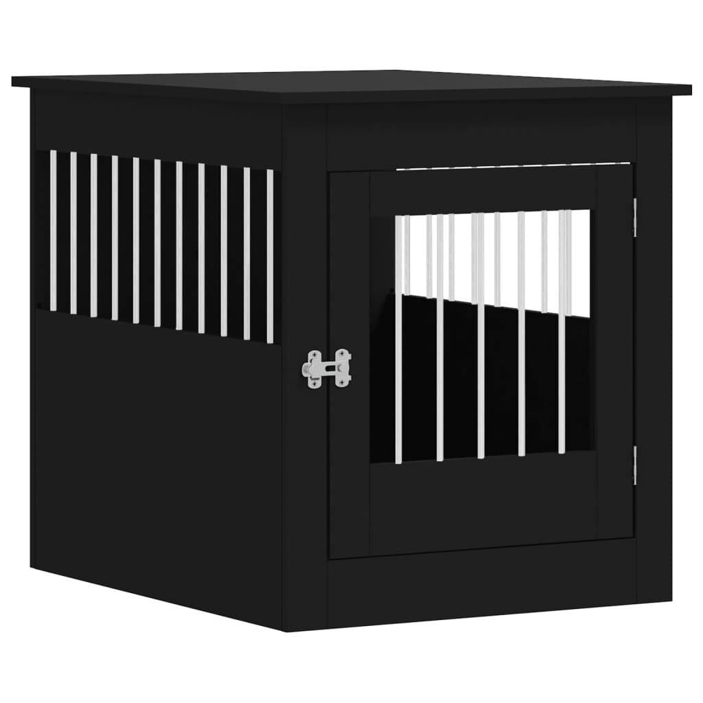 vidaXL Hondenbench Zwart 64,5x80x71 - 60% Korting! Beschadigd