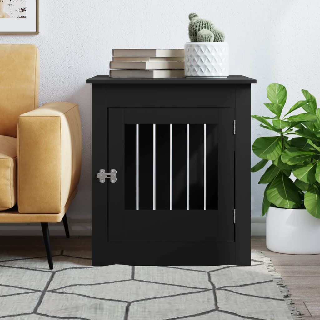 vidaXL Hondenbench Zwart 64,5x80x71 - 60% Korting! Beschadigd