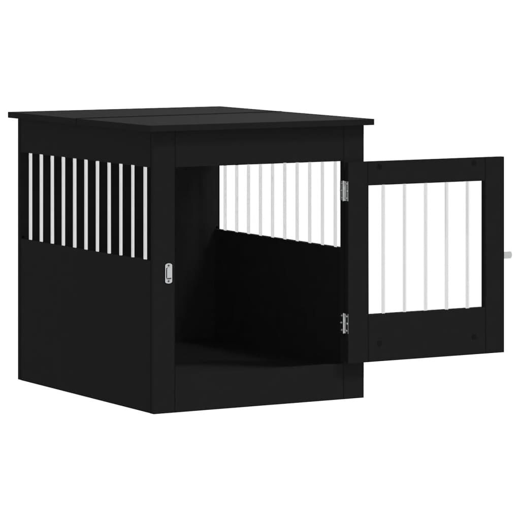 vidaXL Hondenbench Zwart 64,5x80x71 - 60% Korting! Beschadigd