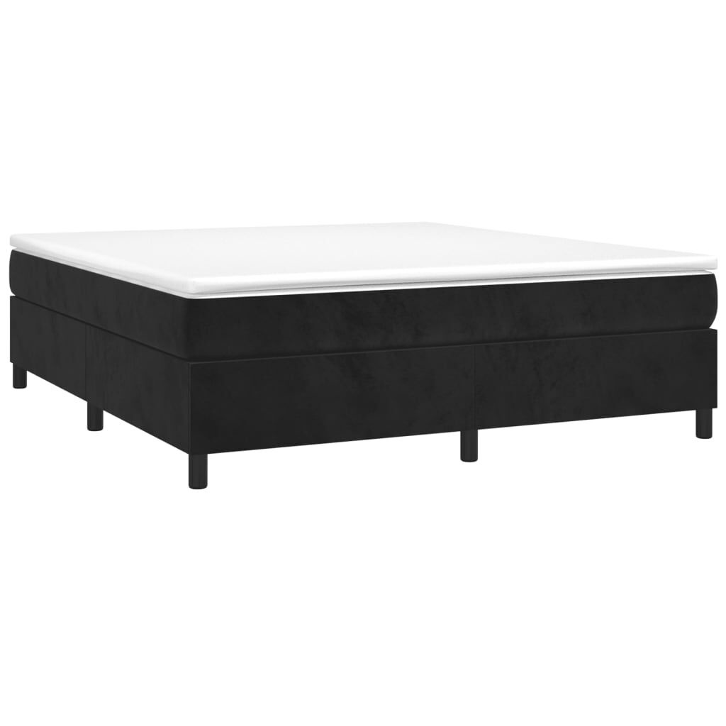 VidaXL Zwart Fluwelen Bedframe 160x200cm - 35% Korting!