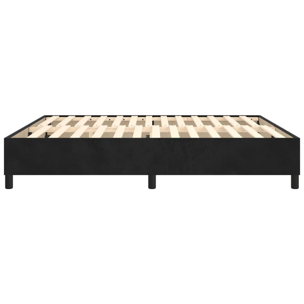 VidaXL Zwart Fluwelen Bedframe 160x200cm - 35% Korting!