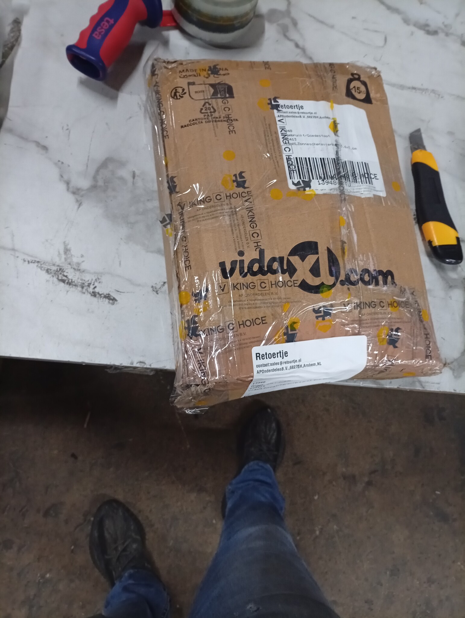 VidaXL Zonnescherm Vierkant 3,6m Taupe - 40% Korting!