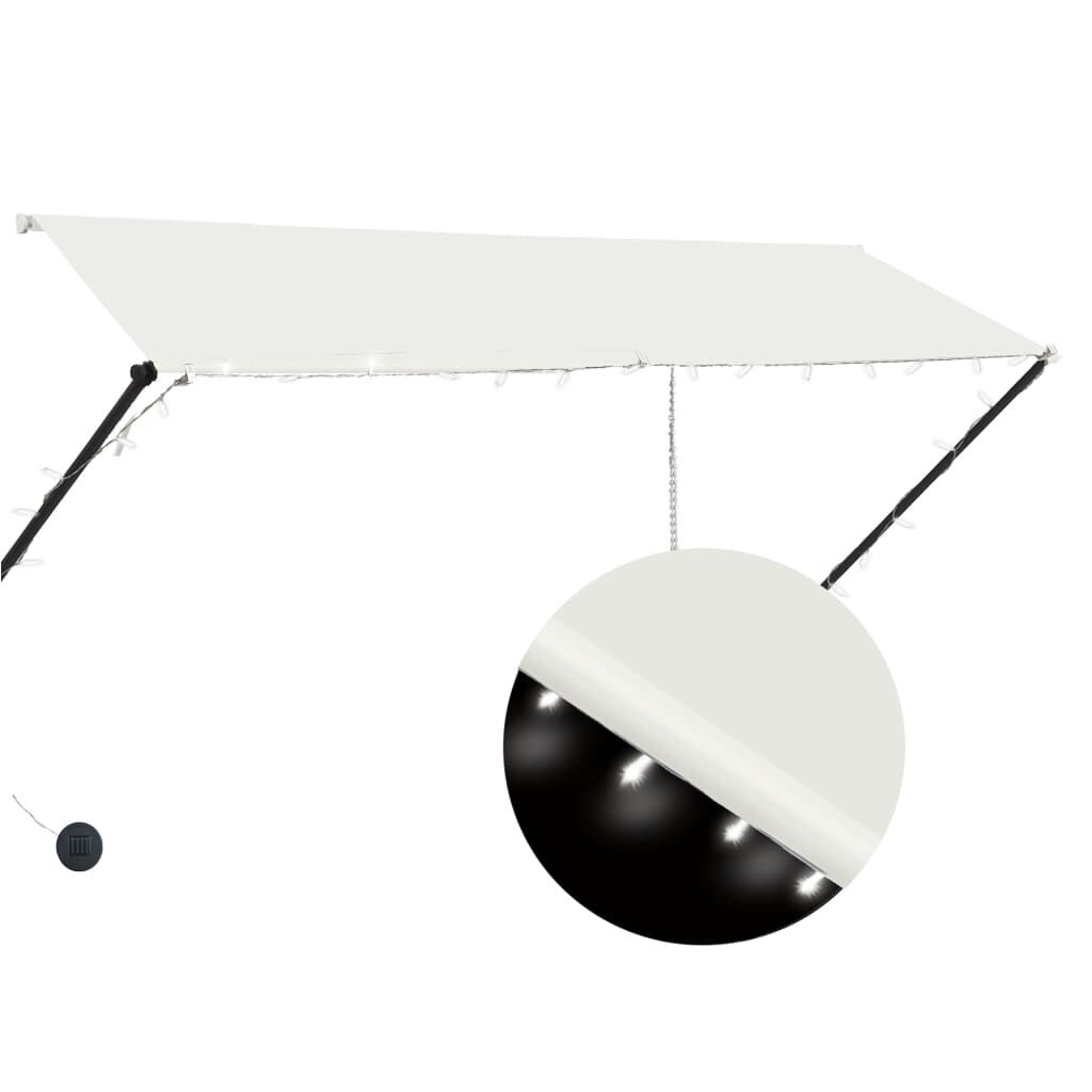 Luifel Crème 300x150cm m/ LED - 35% Korting!