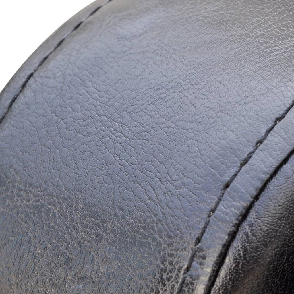 VidaXL Zwarte Kunstleren Fauteuil - Retourdeal! 40% Korting