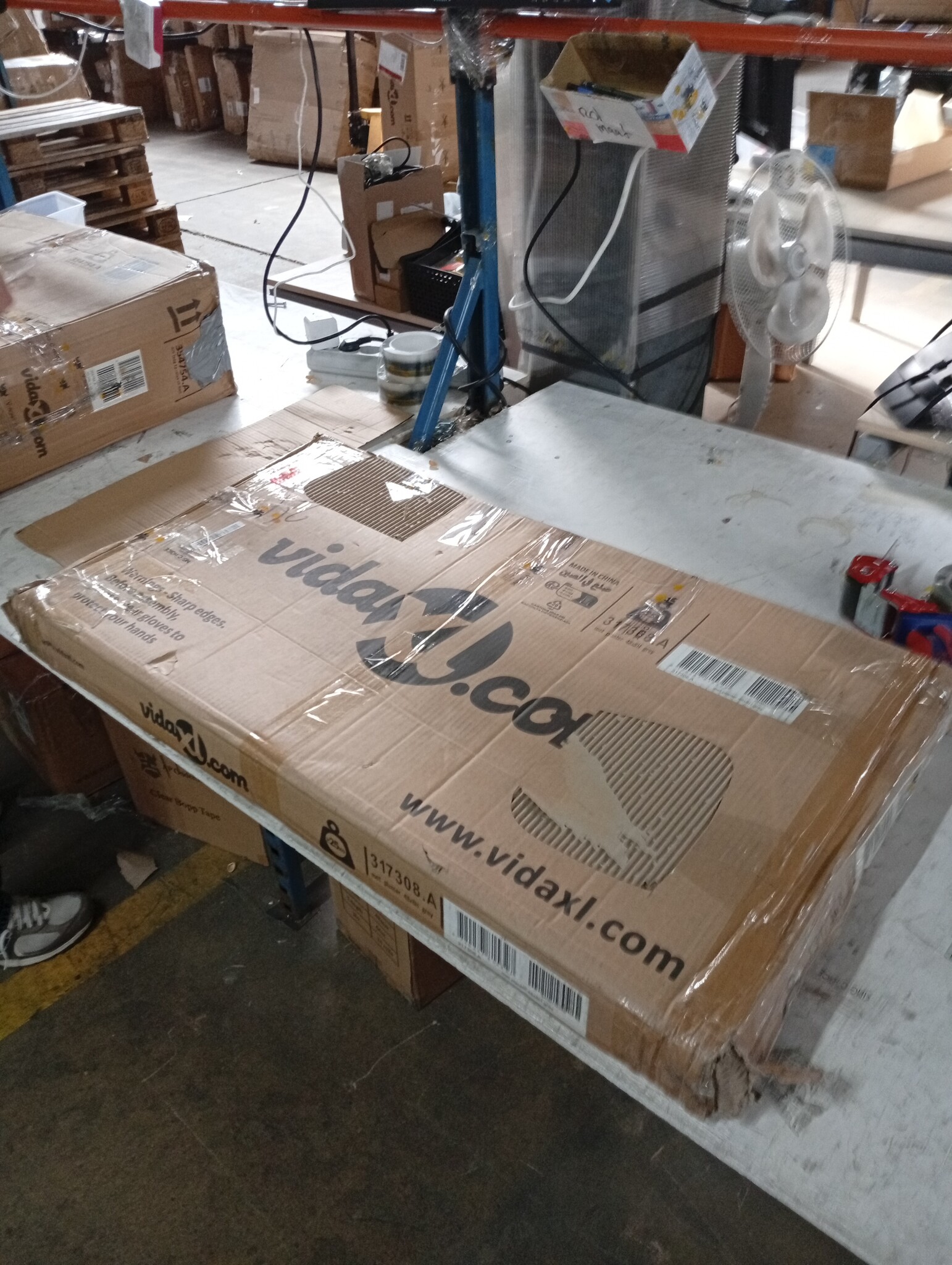 VidaXL Verhoogde Plantenbak 480cm Grijs - 40% Korting!