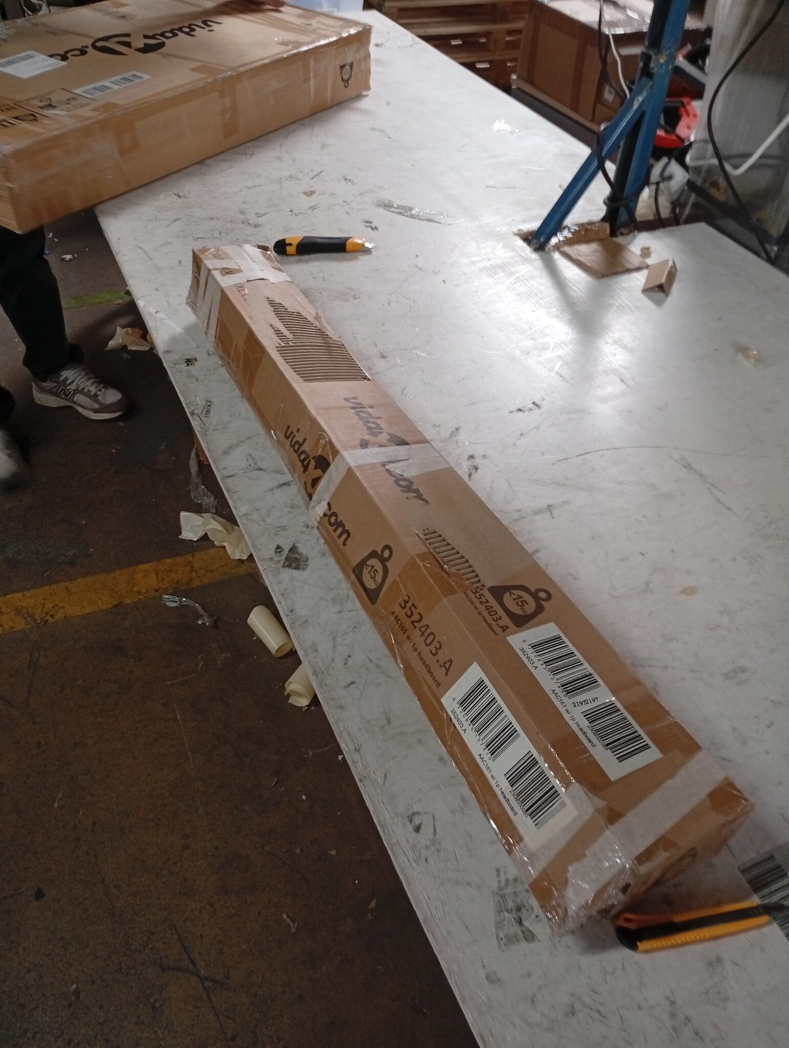 vidaXL Hoofdbord Metaal Wit 160cm - 40% Korting!