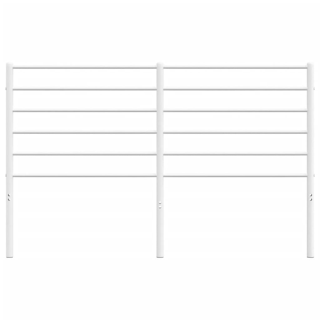 vidaXL Hoofdbord Metaal Wit 160cm - 40% Korting!