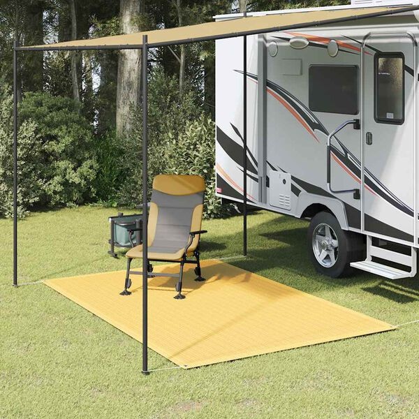 vidaXL Tenttapijt 200x300 cm Beige - 40% Korting!