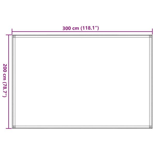 vidaXL Tenttapijt 200x300 cm Beige - 40% Korting!