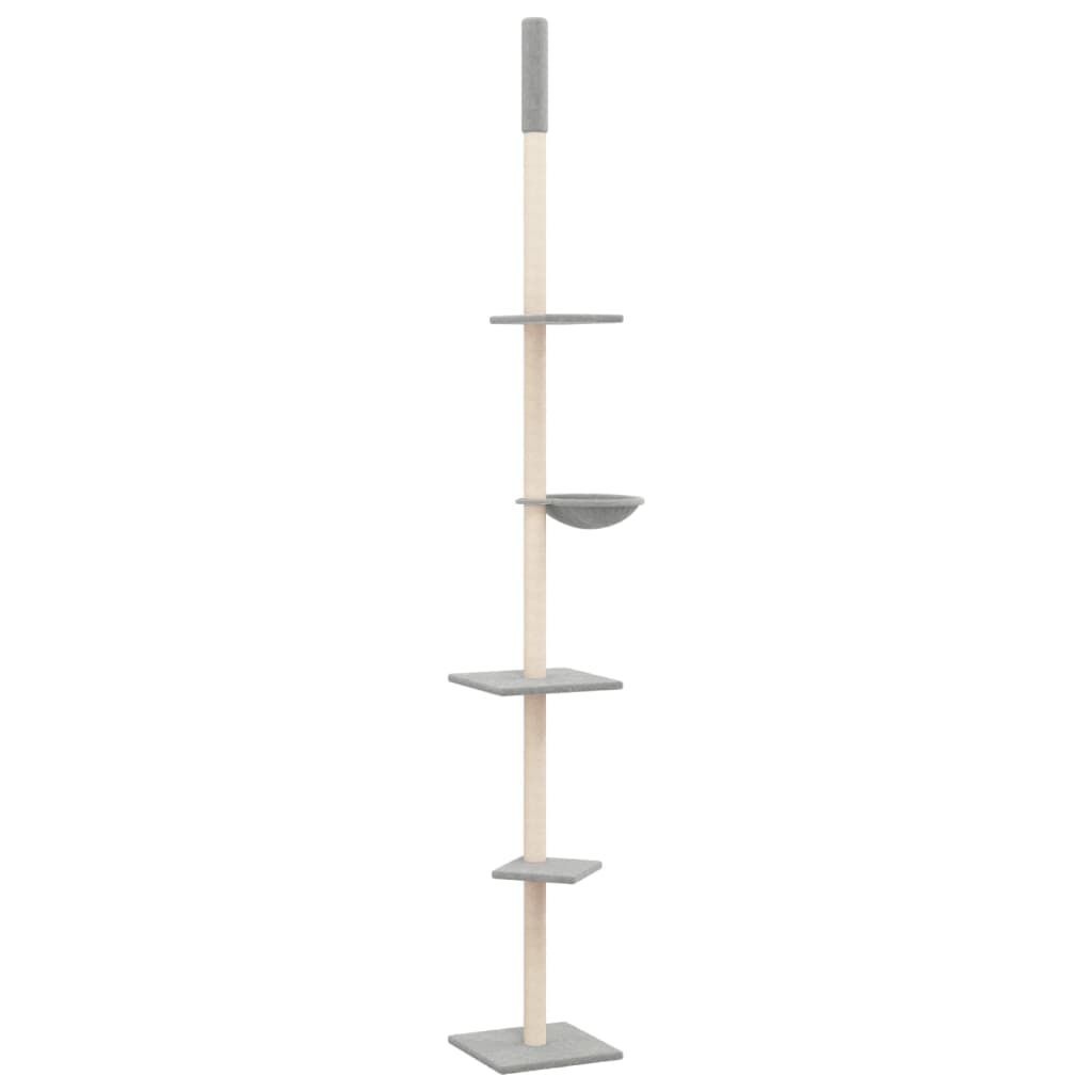 VidaXL Kattenmeubel Lichtgrijs - Vloer tot Plafond - 40% Korting!