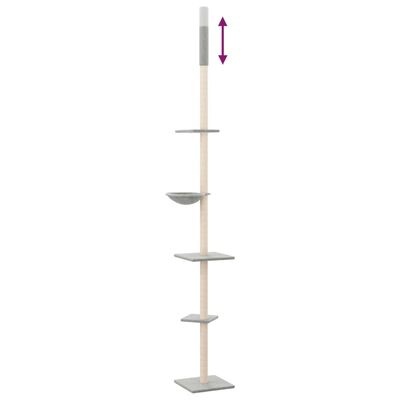 VidaXL Kattenmeubel Lichtgrijs - Vloer tot Plafond - 40% Korting!