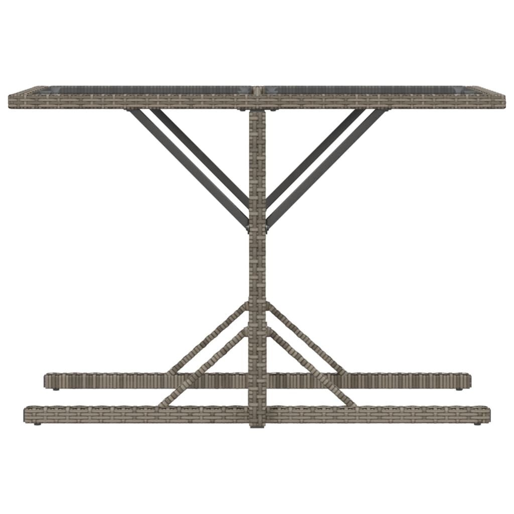 Bistroset 3-delig Grijs Rattan + Kussens -40%