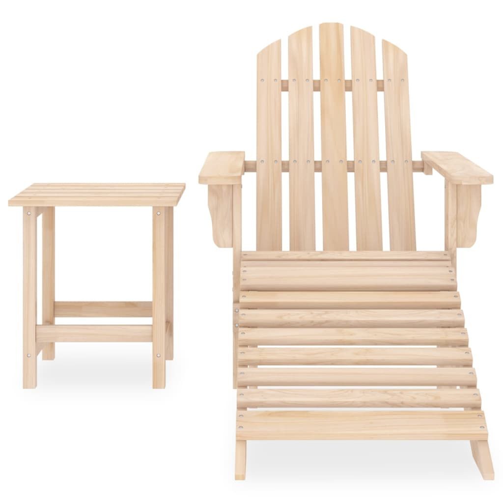 Adirondack Tuinstoel Set Vurenhout -35% Korting! (Retour)