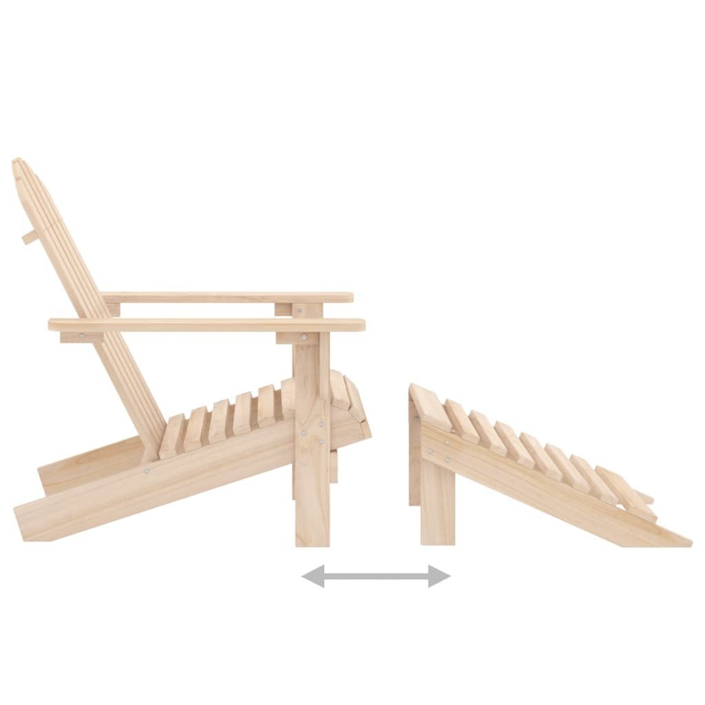 Adirondack Tuinstoel Set Vurenhout -35% Korting! (Retour)