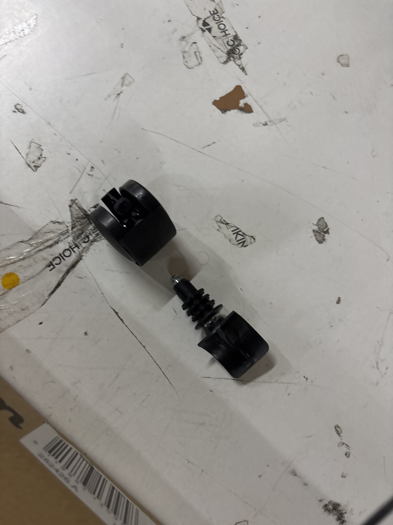 vidaXL Wassorteerder Zwart - 60% Korting! (Defect Wiel)