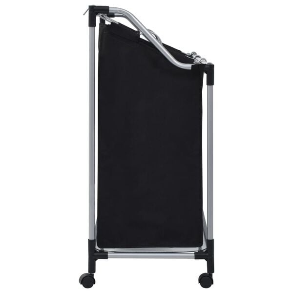 vidaXL Wassorteerder Zwart - 60% Korting! (Defect Wiel)