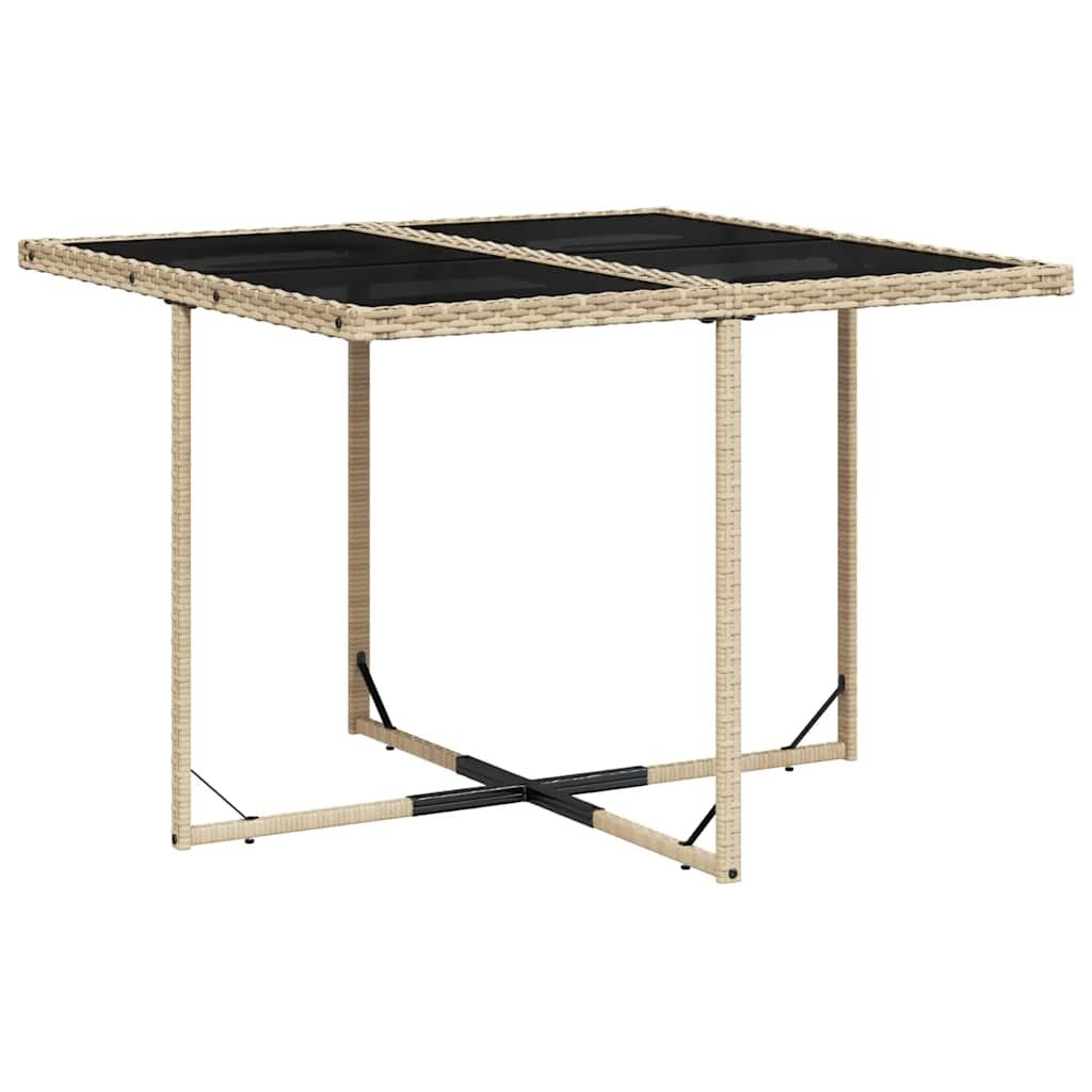 Tuinset 5-delig Beige Rattan - 40% Korting! Zo Goed Als Nieuw