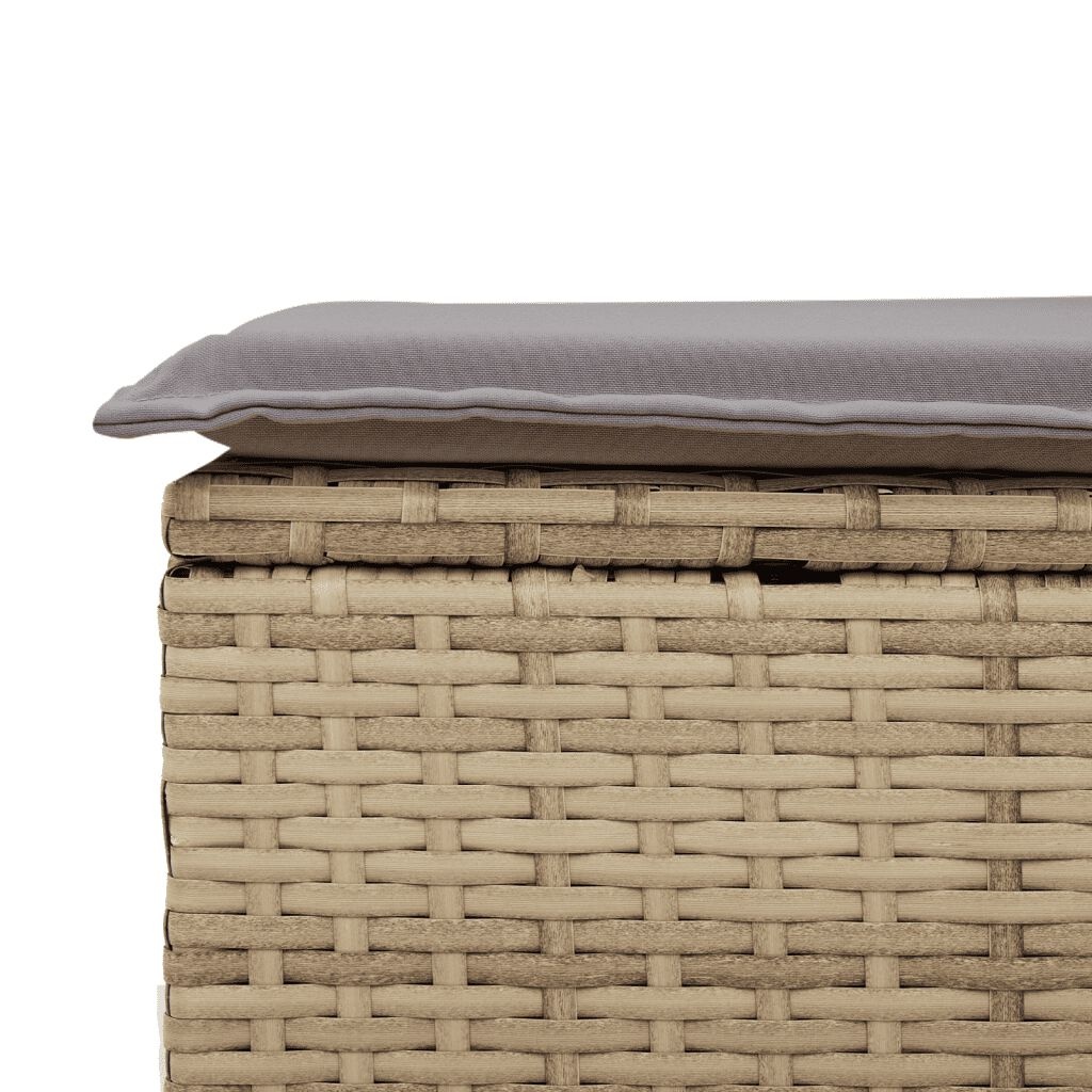 Tuinset 5-delig Beige Rattan - 40% Korting! Zo Goed Als Nieuw