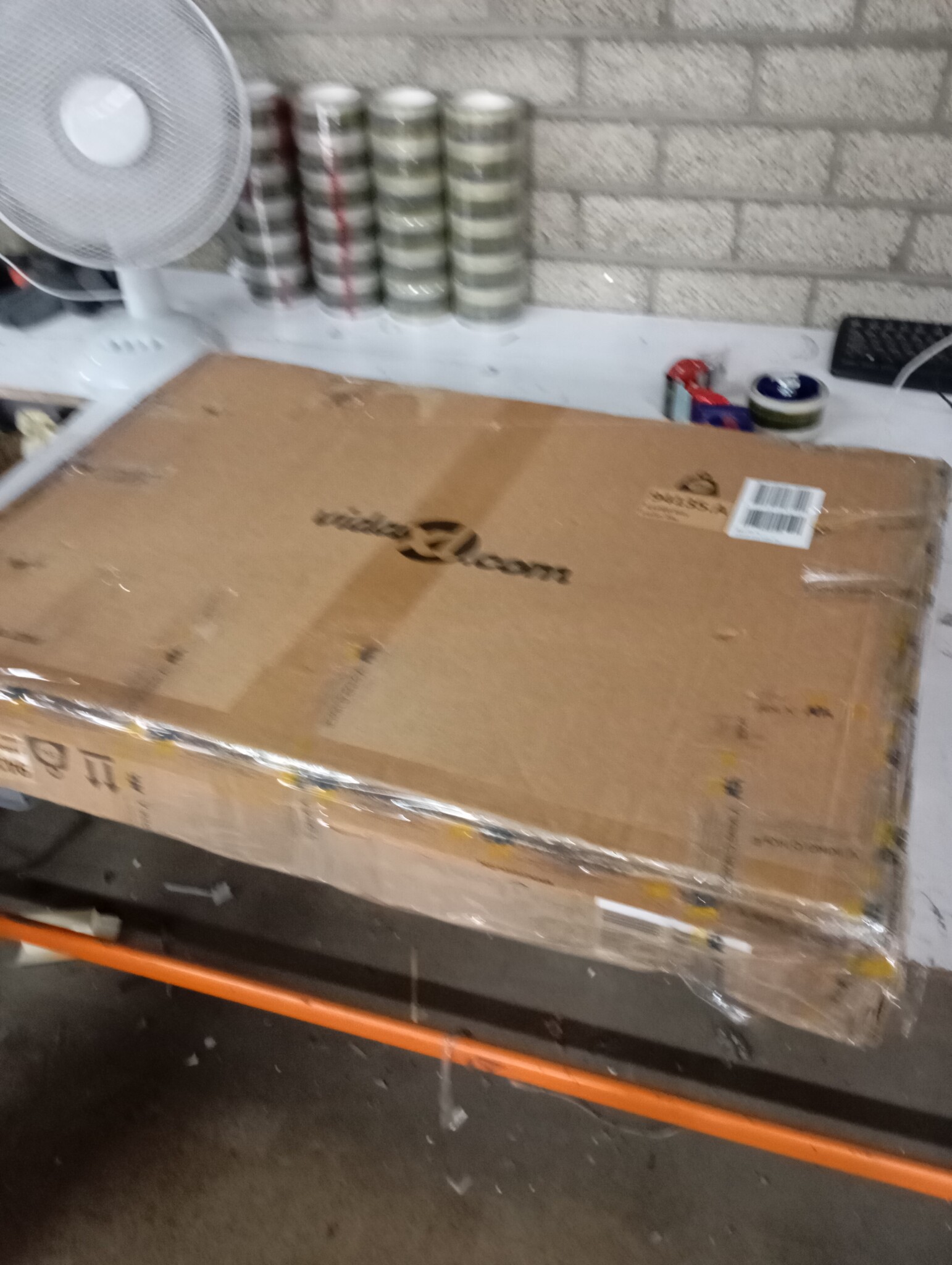 Fietskar vidaXL Zwart/Blauw - 45kg - 40% Korting!
