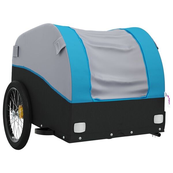Fietskar vidaXL Zwart/Blauw - 45kg - 40% Korting!