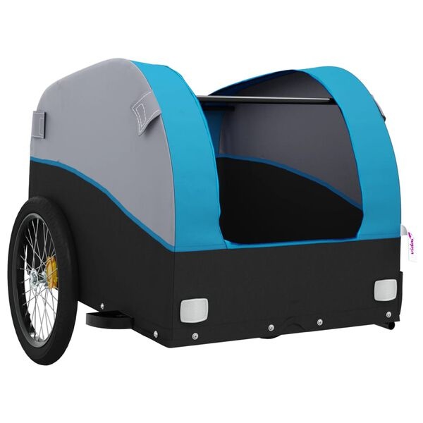 Fietskar vidaXL Zwart/Blauw - 45kg - 40% Korting!