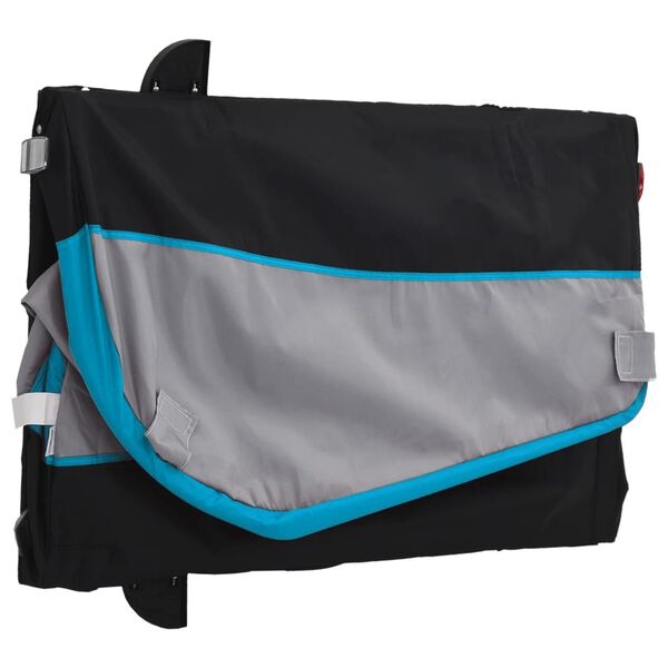 Fietskar vidaXL Zwart/Blauw - 45kg - 40% Korting!